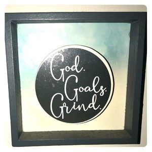 God goals grind wall art / decor